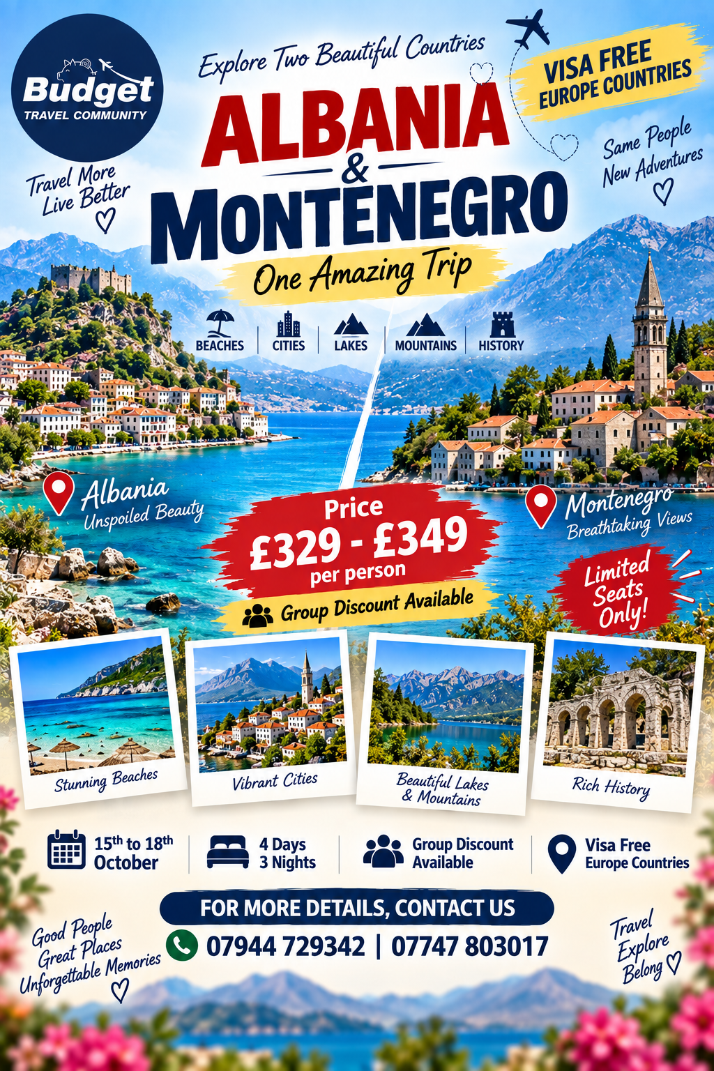 ALBANIA & MONTÊNEGRO